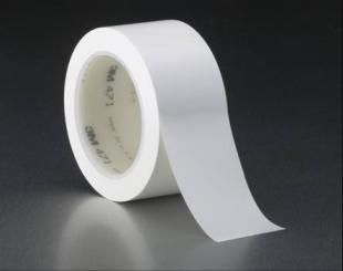 Nastro adesivo vinilico 3M 471 50 mm x 33 m x 0,13 mm colore bianco - Tapes  Store